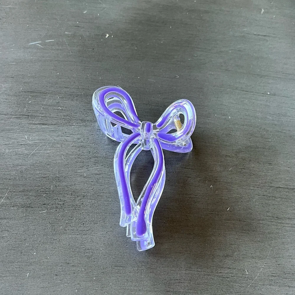 Dark Purple & Clear Transparent Edge 4